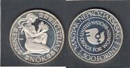 500 Forint DECADE FOR WOMAN 1984 Hungary KM.640 PP