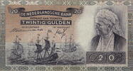 Netherlands 20 Gulden(AV41.1B.2)(P.54) M.58-2 -