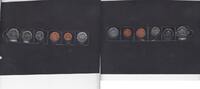 Jamaica 17,31 Dollar Set(6) KM.64- -