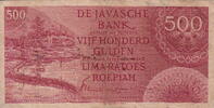 Netherlands Indies 500 Gulden(MEV.155) P.95 -
