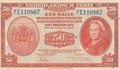 Netherlands Indies 50 Cent (MEV.167B) P.110a -