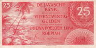 Netherlands Indies 25 Gulden(MEV152) rare P.92 -