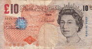 Great Britain 10 Pounds P.389a -