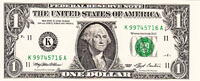 USA P.490 1 Dollar ERROR 1993 unz-