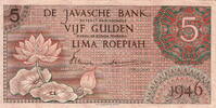 Netherlands Indies 5 Gulden(MEV.149) P.88 -