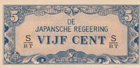 Netherlands Indies 5 Cent (MEV.201B) P.120c,. -