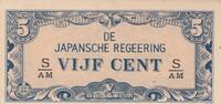 Netherlands Indies 5 Cent (MEV.201B) P.120c.. -