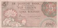 Netherlands Indies 5 Gulden(MEV.149) P.88 -