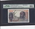 French West Africa 100 Francs SPECIMEN PMG64 1956 P.46S unz