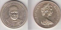 Isle of Man 1 Crown CHURCHILL KM.30A