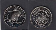 Liberia 1 Dollar CORYTHOSAURUS KM.109 -