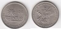 Cuba 25 Centavos PALM KM.418.2 -