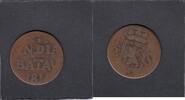Netherlands Indies 1/2 Stuiver (S670) KM.283 -