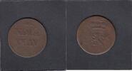 Netherlands Indies 1/2 Stuiver (S672) KM.284, -