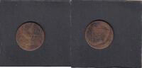 Netherlands Indies 1/4 Stuiver (S647) KM.287. -