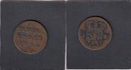 Netherlands Indies 1/2 Stuiver (S681) KM.285. -