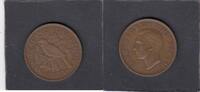New Zealand 1 Penny TUL BIRD KM.21. -