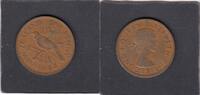 New Zealand 1 Penny TUL BIRD KM.24.2. -