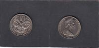 New Zealand 10 Cent MAORI MASK KM.35 -