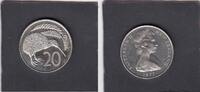 New Zealand 20 Cent KIWI BIRD KM.36.1 -