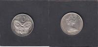 New Zealand 10 Cent MAORI MASK KM.41.1. -