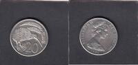 New Zealand 20 Cent KIWI BIRD KM.36.1., -