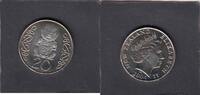 New Zealand 20 Cent MASK KM.118 -