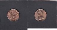 New Zealand 2 Cent KOWHAI FLOWER KM.32.1. -