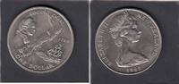 New Zealand 1 Dollar SHIP MAP KM.40.1 -