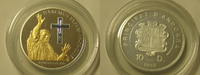 Andorra 10 Diners 10 Diners 2005 Papst Benedikt mit Swarowski