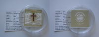 Liberia 10 Dollars Papst Vatikan mit Swarovski Konklave