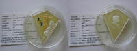 Cook Islands 5 Dollars Papst Benedikt Vatikan mit Swarovski Papstbesuch in Brasilien