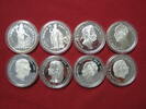 Niederlande 8 x 1 Gulden Medaillensammlung Silber Proof 8 x 1 Gulden 1680 bis 1957 NP PP Proof