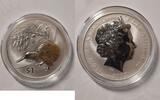 Neuseeland One Dollar Neuseeland Kiwi 2012 Gildet. 1 Unze -