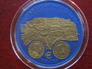 Liberia 5 Dollar Bicolor Niob 10 Jahre Euro Monaco Monte Carlo -