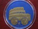 Liberia 5 Dollar Bicolor Niob 10 Jahre Euro Italien Colloseum -