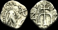 MEROVINGIAN - LIMOGES Denier SS-JBTD - MEROVINGIAN - LIMOGES (Region), AR Denier, ca.725-750AD.
