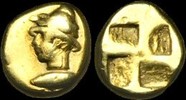 GREEK - ASIA-MINOR GR-WTTU - ASIA MINOR - IONIA, Kyzikos, Electrum Hekte, ca.550-500BC. VERY-RARE