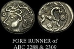 CELTIC - GAUL CE-FKPD - GALLO BELGIC Ambiani (Amiens), AR Denier, ca.60-50BC. EXCESSIVELY RARE