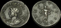 ROMAN IMPERIAL Pr82Gattica - PROBUS - Billon Antoninianus, VERY-RARE with Attica helmet.   