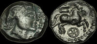CELTIC GAUL PICTONES (Central-west), Viretios, AE unit, Circa 60-50 BC.   