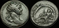 ROMAN IMPERIAL 5-8b - Trajan,  Ori. Dupondius, celebrating the AQUA TRAIANA.   