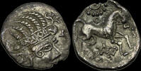 CELTIC BRITAIN 8-25-1 - ICENI - Bury type, Silver unit, RARE this pleasing.   