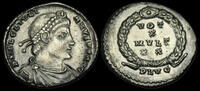 ROMAN 8-25-12 - Julian II Augustus, Silver Siliqua, the reverse from fresh die.   