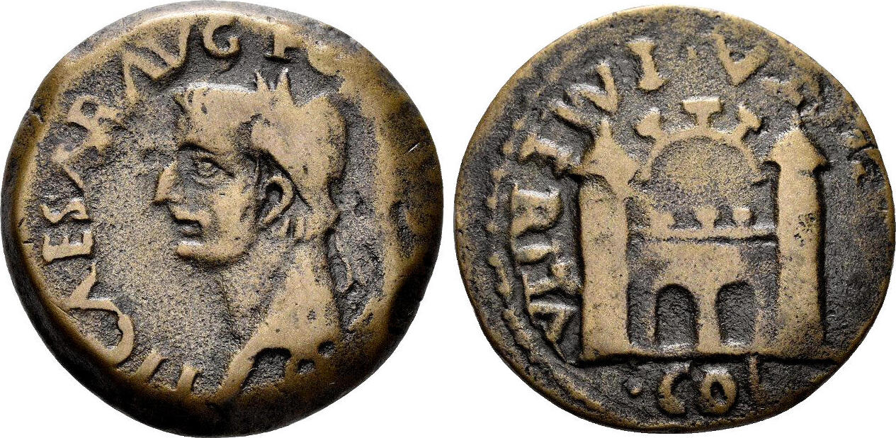 Spain As Tarraconensis. Emerita. Tiberius. 14-37 AD. Camp gateway | MA ...