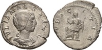 Roman Empire Denarius Julia Maesa. Augusta, 218-222 AD. Rome mint. Pudicitia