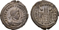 Roman Empire Follis Constantius II, as Caesar, 324-337 AD. Treveri mint. Soldiers