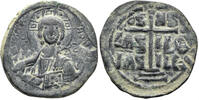 BYZANTINE AE Time of Romanus III. AE Anonymous Follis (8.51g, 29mm). Constantinople mint. SB 1823 -