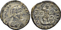 ROMAN Theodosius I. 379-395 AD. AE2 (4.22g, 23mm). Thessalonica mint. Struck 383-8 AD. LRBC 1837 -