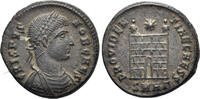 ROMAN AE Follis Crispus, Caesar. 316-326 AD. (3.26g, 18mm). Heraclea mint. Struck 325/6 AD. RIC 75 -